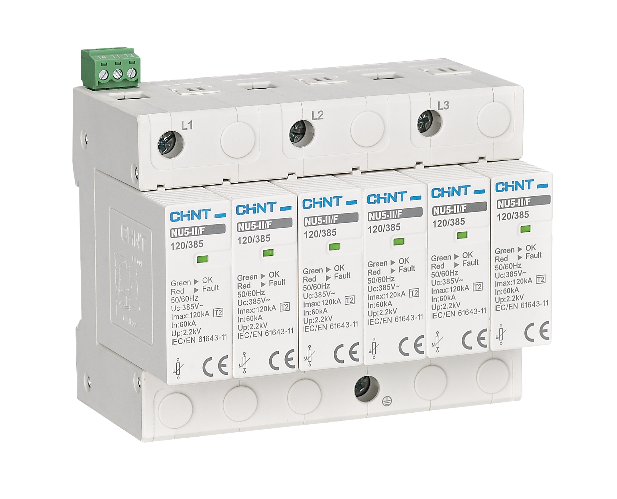 NU5-II-SPD-1P 120kA 385V